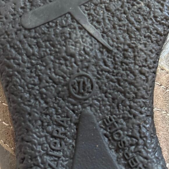 Ziera XRay Orthotic Friendly Metallic Leather Velcro Mary Jane Shoes 37.5/7 Wide - Picture 6 of 7